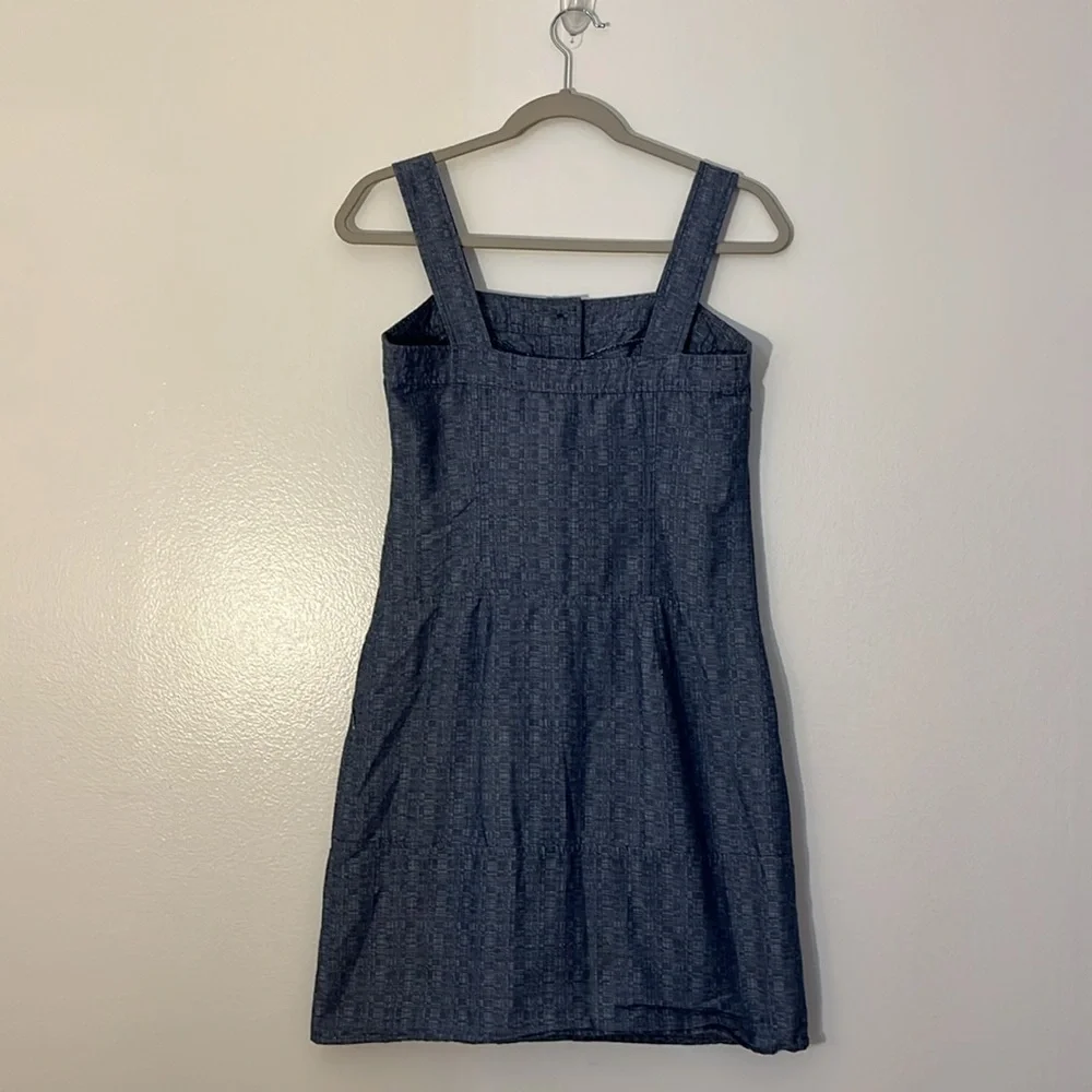 Derek Lam Crosby | DesigNation chambray cotton blend mini dress Women’s size 2 - Picture 6 of 10